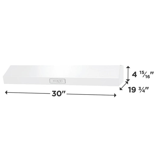 Frigidaire FCVW3052AW Undercabinet 30" Ventilation Hood