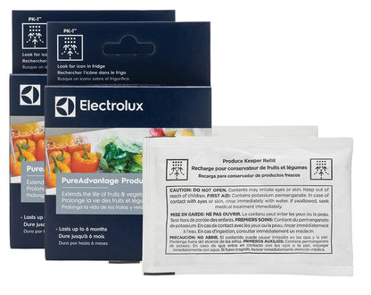Electrolux ELUXCOMBO4 EPPWFU01, ELXPAAF2, and (2) ELPAPKRF Water and Air Filter Combo Kit with Produce Keeper