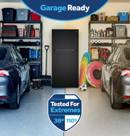 GPS21KGZBB GE® 21 Cu. Ft. Garage Ready Top-Freezer Refrigerator