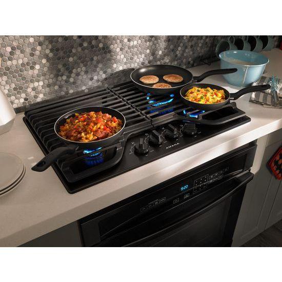 Amana® 30-inch Gas Cooktop with 4 Burners - Black