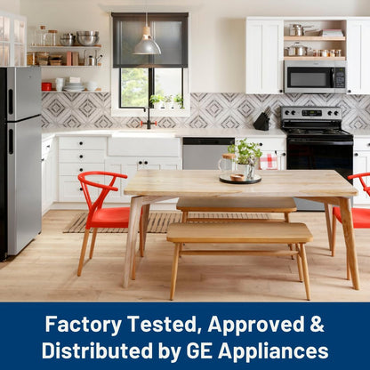 Ge Appliances GE3618PA Range 4-Piece Porcelain Drip Pan Set - 4-Pack Includes 3 6" and 1 8" Pans