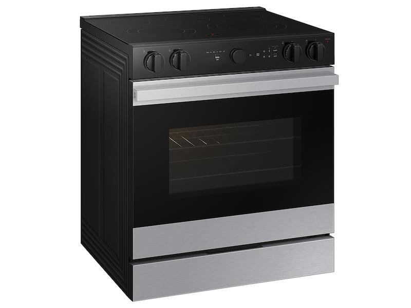 Samsung NSE6DG8502SR Bespoke 6.3 cu. ft. Smart Slide-In ENERGY STAR® Certified Electric Range with Air Fry in Stainless Steel