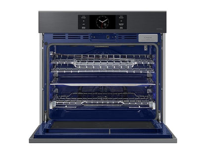 Samsung NV51CG700SMTAA Bespoke 30" Matte Black Single Wall Oven with AI Pro Cooking™ Camera