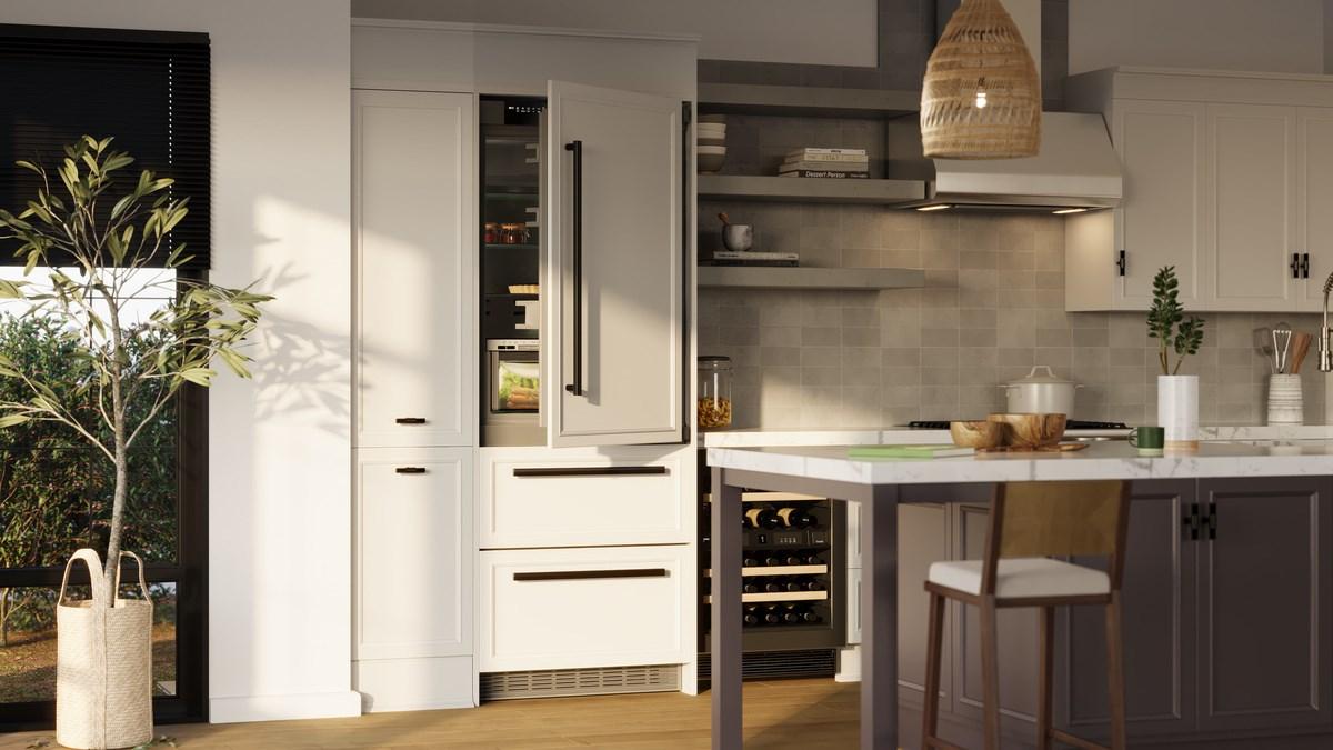 Liebherr HCB1590G Combined refrigerator-freezer with BioFresh and NoFrost for integrated use