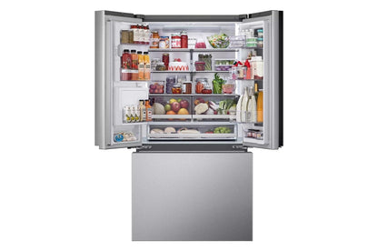 Lg 31 cu. ft. Smart Standard-Depth MAX™ French Door Refrigerator with Four Types of Ice and Mirror InstaView®