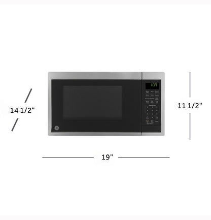 GCBK09N1WSS GE® 0.9 Cu. Ft. Capacity Built-In Microwave Oven