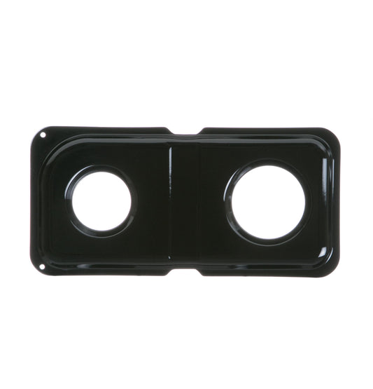 Ge Appliances WB34K10009 Gas Range Double Drip Pan - Right - Black Porcelain