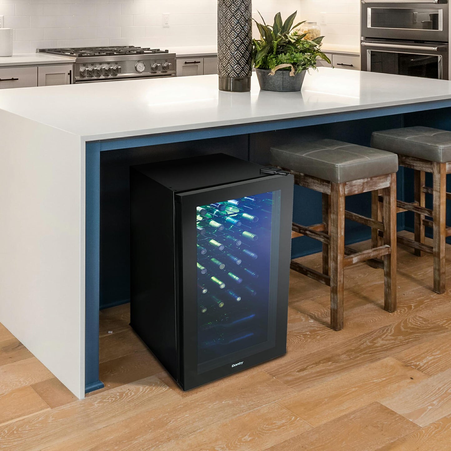 DWC036A2BDB6 Danby 36 Bottle Free-Standing Wine Cooler in Black