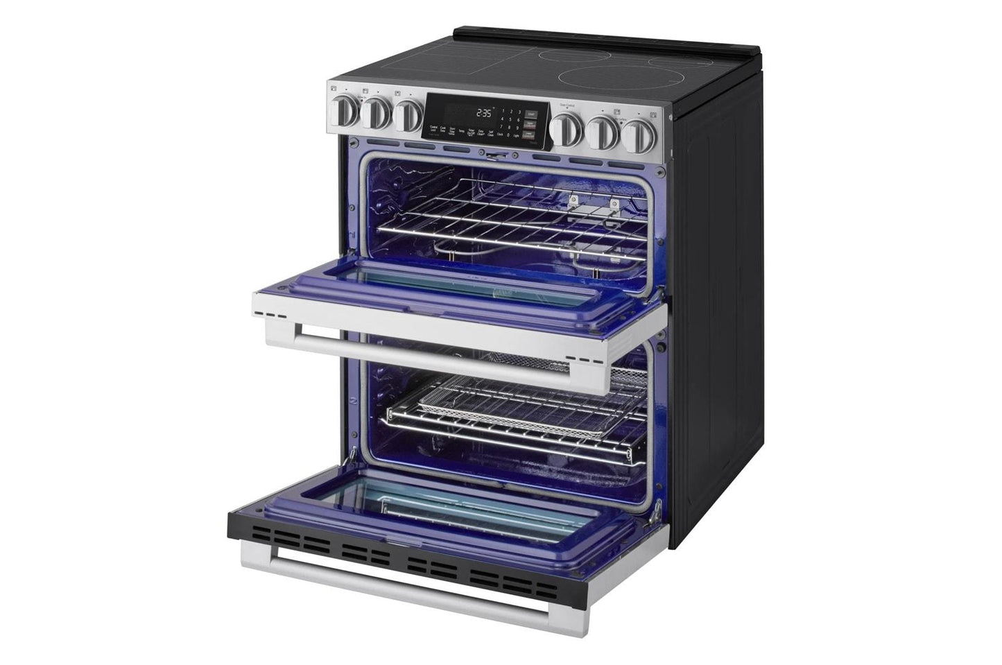 LTIS7338XE LG STUDIO 7.3 cu. ft. Double Oven Induction Slide-in Range with Probake® Convection and Air Fry