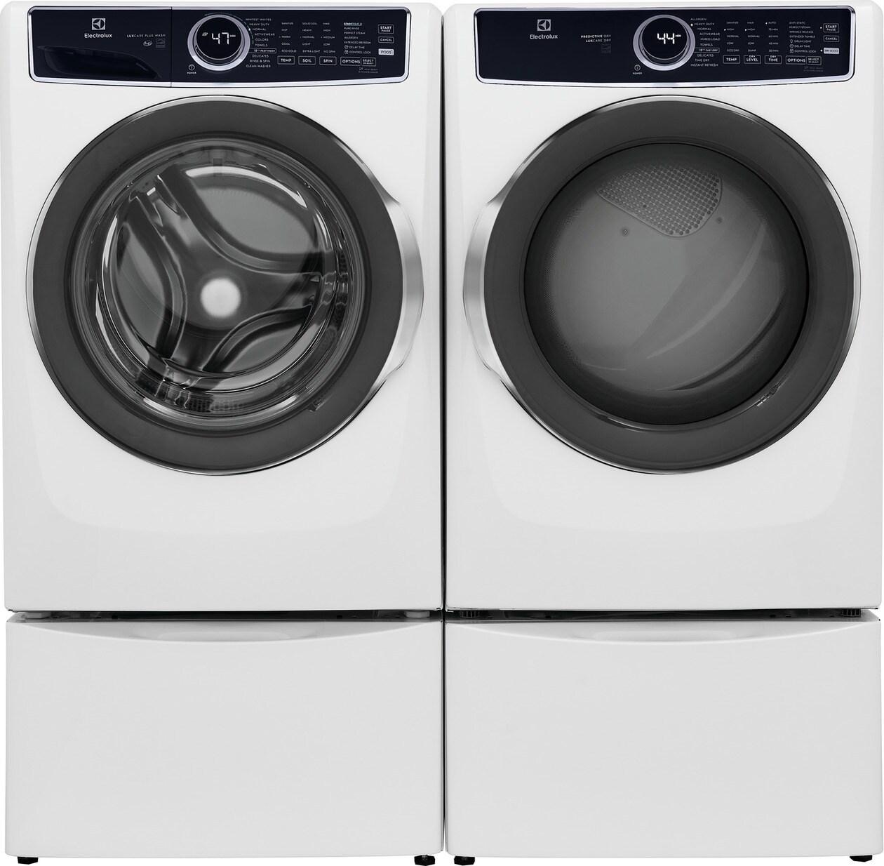 ELFE7537AW Electrolux Front Load Perfect Steam™ Electric Dryer with Predictive Dry™ and Instant Refresh - 8.0 Cu. Ft.