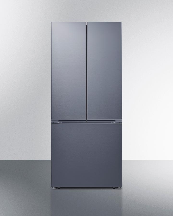 Summit FDRD175SSIM 30" Wide French Door Bottom-mount Refrigerator-freezer