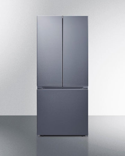 Summit FDRD175SSIM 30" Wide French Door Bottom-mount Refrigerator-freezer