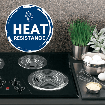Ge Appliances GE68CA Range 4-Piece Drip Pan Set  6" & 8" Chrome Replacement Bowls