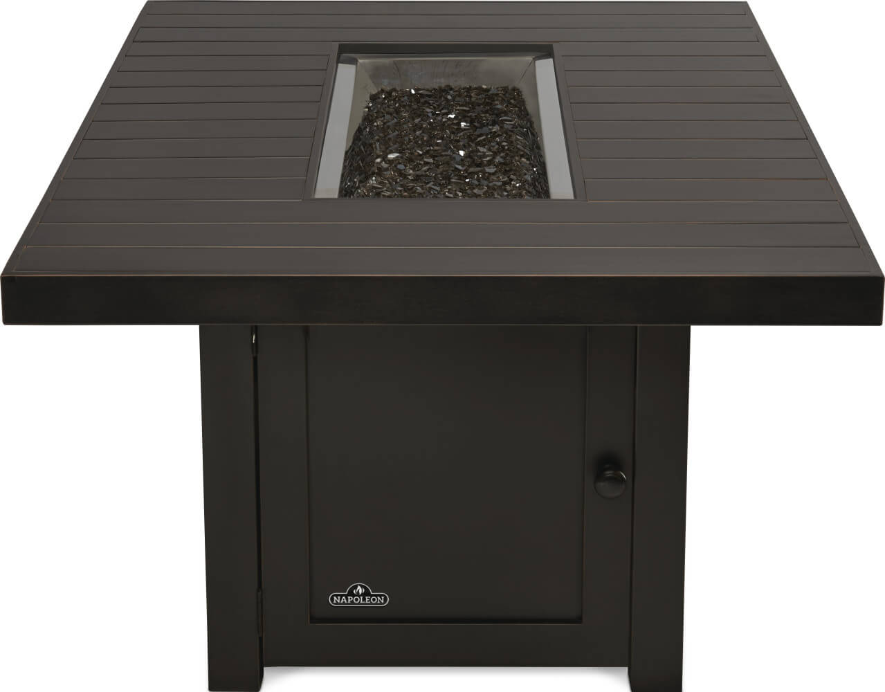 Napoleon Bbq STTR1BZ St. Tropez Rectangle Patioflame Table Fire Table , Propane, Bronze
