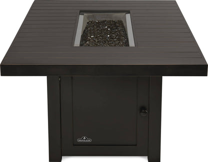 Napoleon Bbq STTR1BZ St. Tropez Rectangle Patioflame Table Fire Table , Propane, Bronze