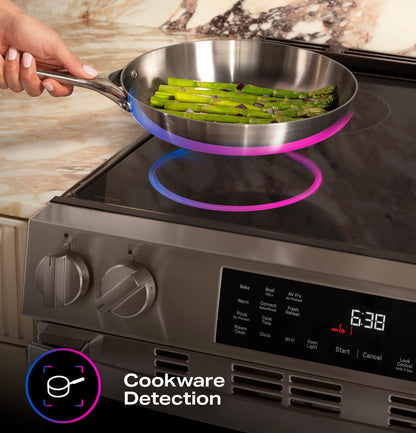 PHS700AYFS GE Profile™ ENERGY STAR® 30" Smart Slide-In Induction and Convection Range with No Preheat Air Fry and EasyWash™ Oven Tray