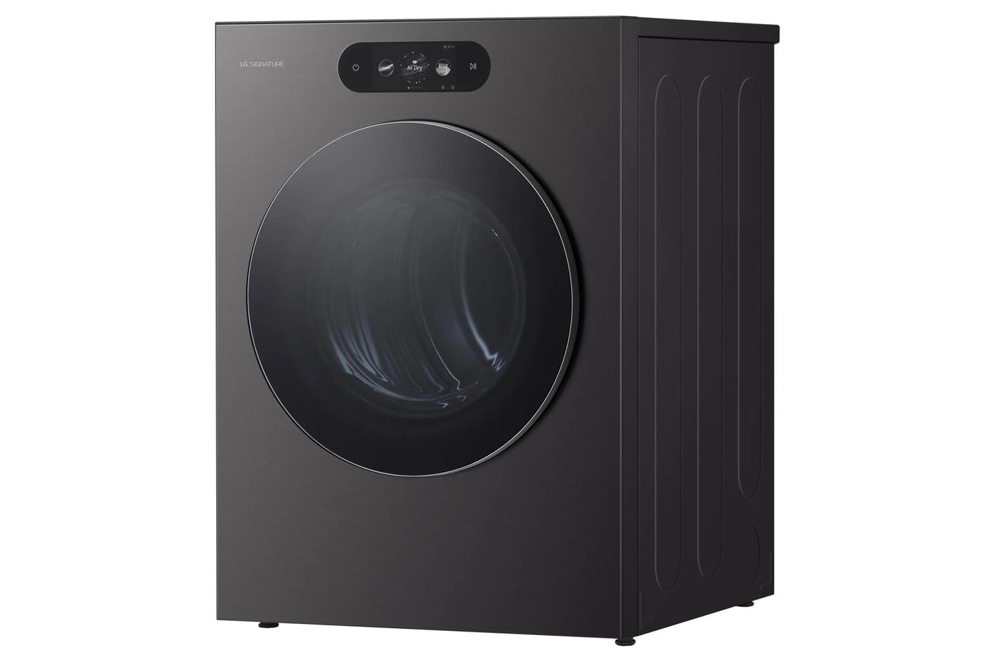 DLGX9901B LG SIGNATURE 9.0 cu. ft. Mega Capacity Smart Front Load Gas Dryer with Built-In Intelligence, TurboSteam® and Touch LCD Control