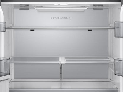 Samsung RM80F23VMR Bespoke 23 cu. ft. Counter Depth 4-Door French Door Refrigerator with AI Hybrid Cooling & Beverage Center™ in Stainless Steel