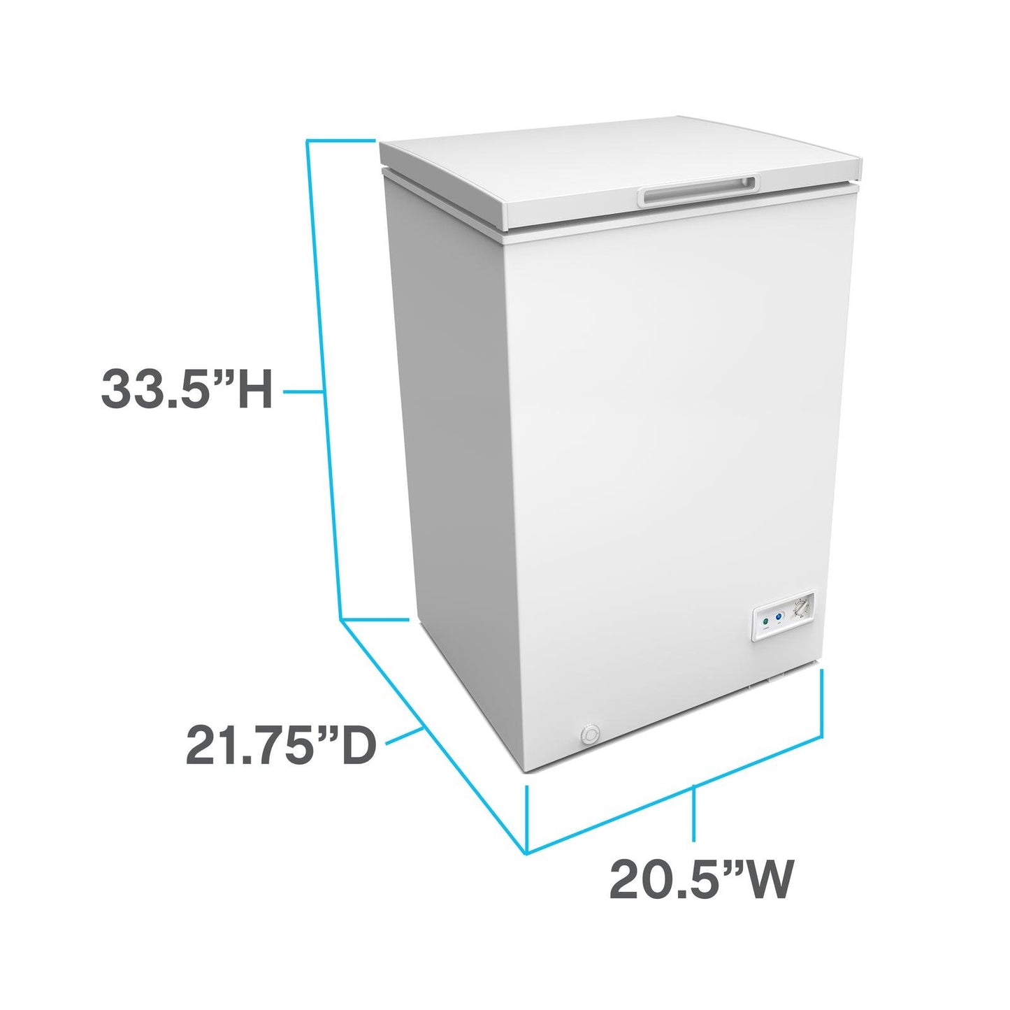 CF35F0W Avanti Garage Ready Chest Freezer - White