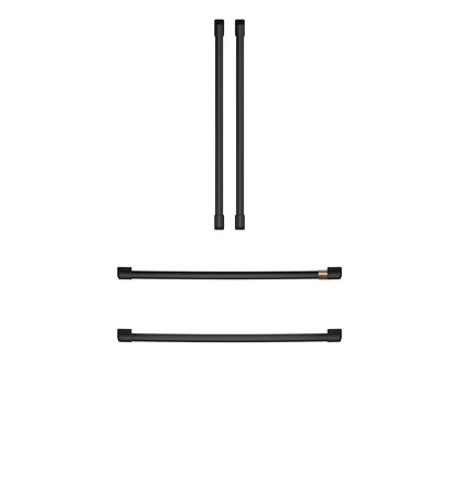 Cafe CXQB4H4PNFB CAF(EBACK)™ Refrigeration Handle Kit - Flat Black