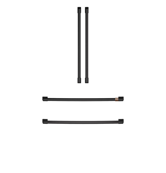 Cafe CXQB4H4PNFB CAF(EBACK)™ Refrigeration Handle Kit - Flat Black