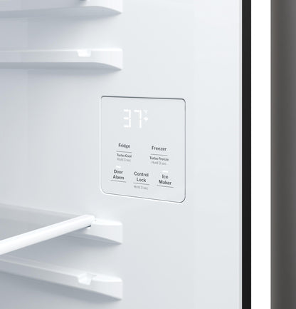 GSS28NMYES GE® 27.9 Cu. Ft. Side-By-Side Refrigerator with Extra Tall Dispenser and In-Door Icemaker