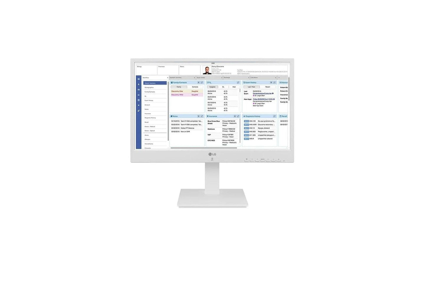 Lg 24CR671IK6P 24" FHD All-in-One iGel OS Thin Client for Healthcare with Intel® Pentium Processor, Dual-band RFID, Webcam & Mic
