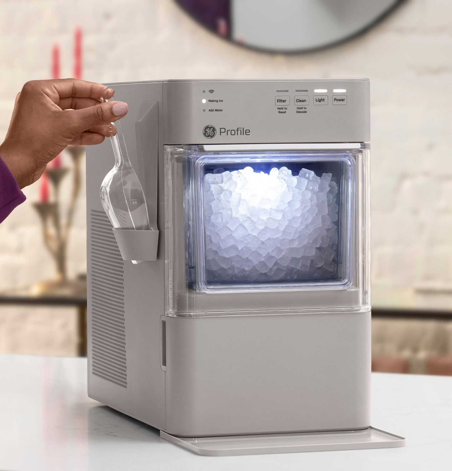 P4NM20BZLG GE Profile™ Opal™ Mini Nugget Ice Maker
