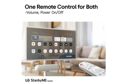Lg 27LX6TYGAXT7SAUSALLC StanbyME 2 27 Inch Portable Smart Touch Screen with XT7 Bluetooth Speaker