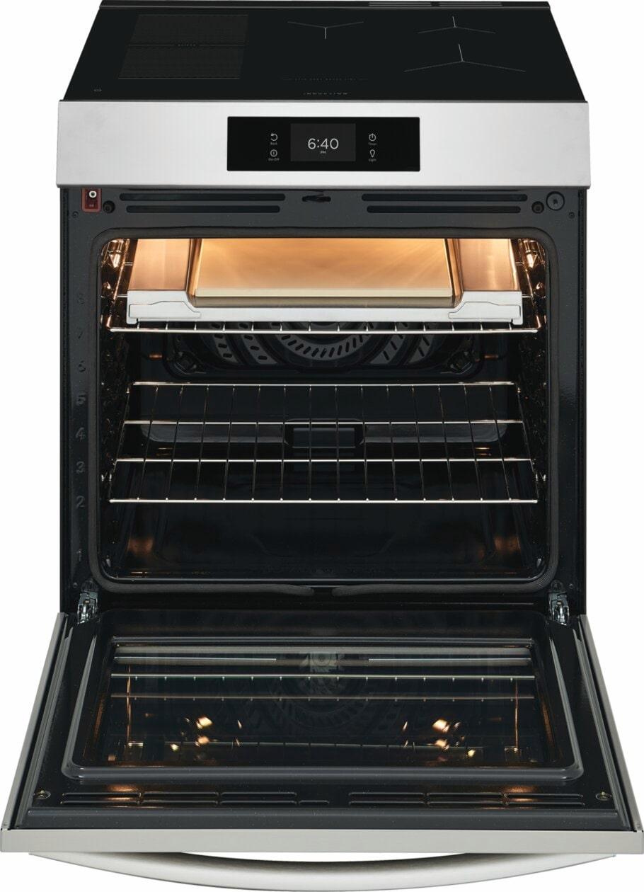 Frigidaire GCFI3070BF 30" Front Control Induction Range with Stone-Baked Pizza