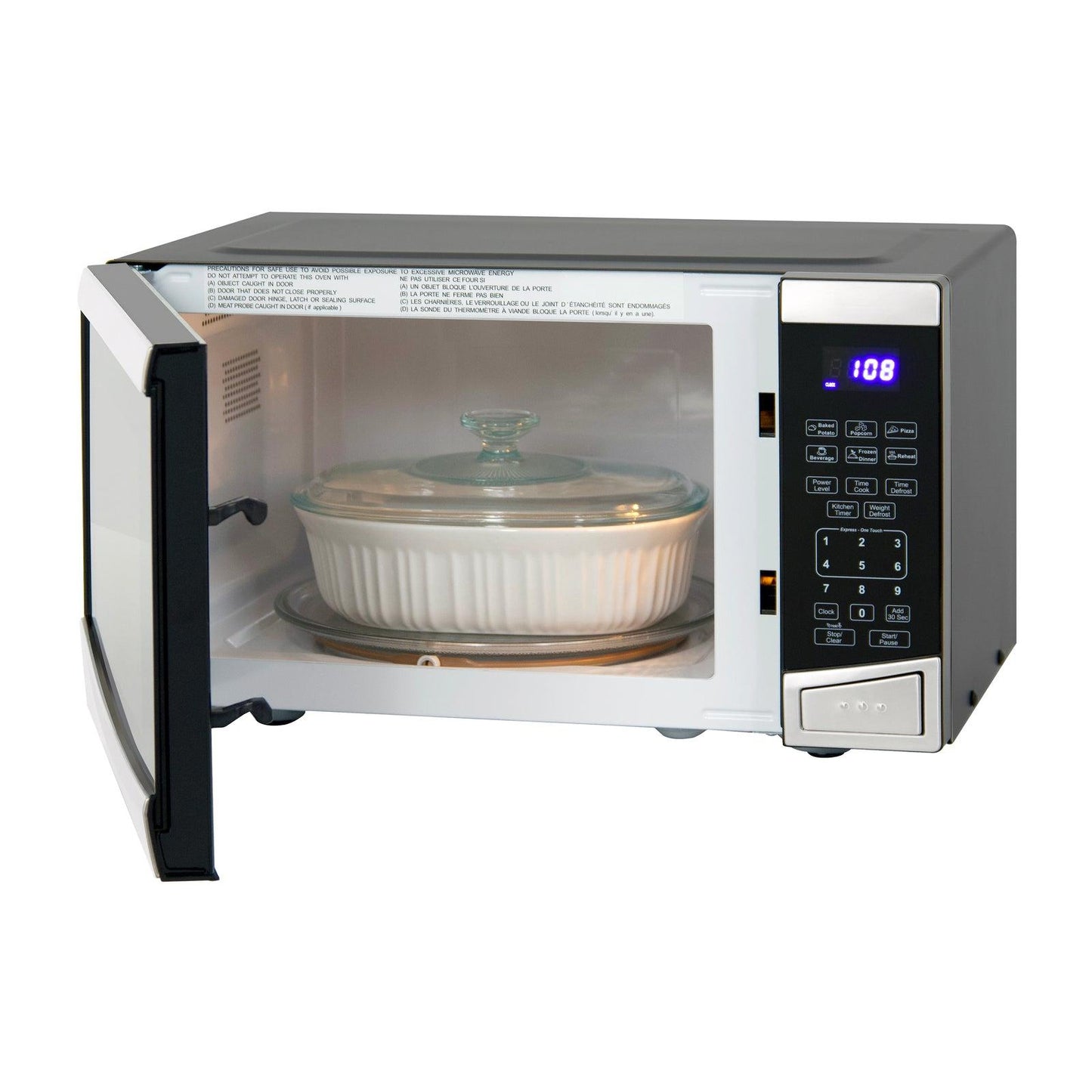 MT09V3S Avanti 0.9 Cu. Ft. Microwave Oven, Digital - Stainless Steel