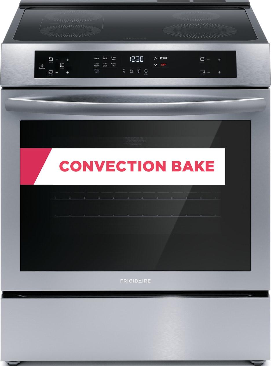 Frigidaire FCFI3083AS 30" Front Control Induction Range with Convection Bake