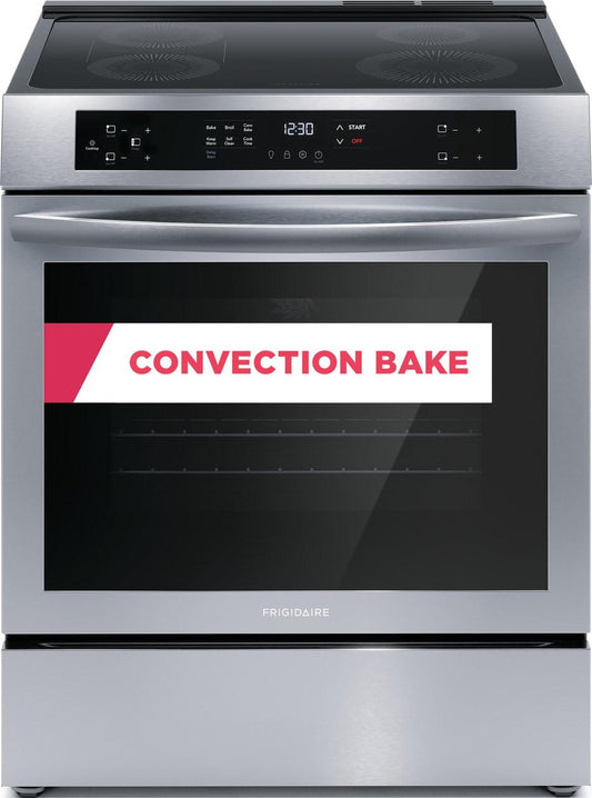 Frigidaire FCFI3083AS 30" Front Control Induction Range with Convection Bake