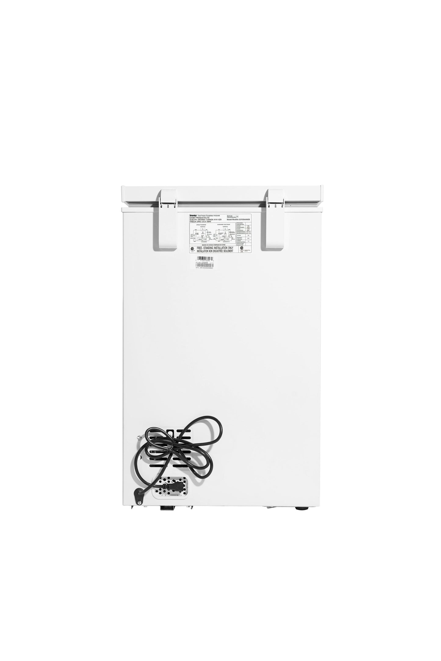 DCF035A5WDB Danby 3.5 cu. ft. Chest Freezer in White