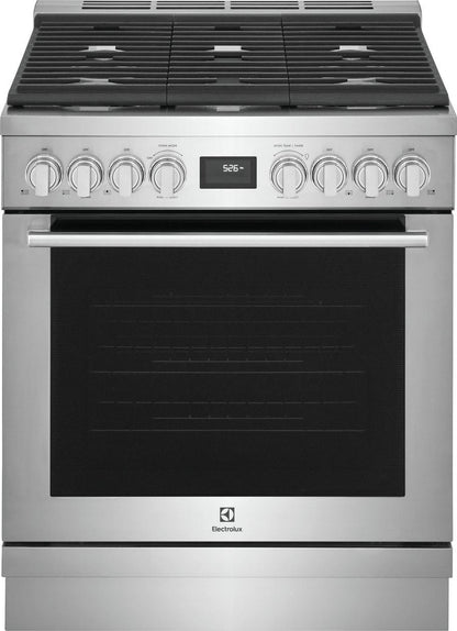 Electrolux ECFG3068AS 30" Front Control Freestanding Gas Range