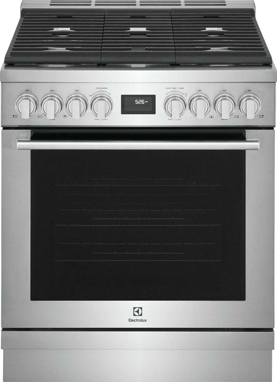 Electrolux ECFG3068AS 30" Front Control Freestanding Gas Range