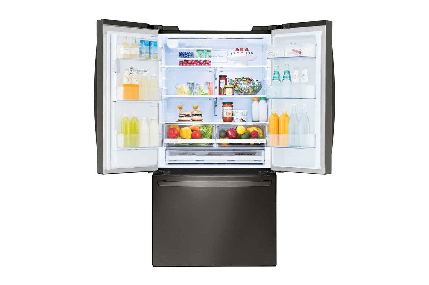 Lg LRFS28XBD 28 cu. ft. 3 Door French Door, Standard Depth, Ice and Water with Single Ice