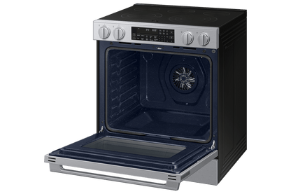 Samsung NSE90H63SR Bespoke Smart Slide-in Electric Range Pro Style Elite Design  Illuminated Knobs  Air Fry Max