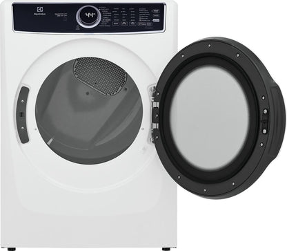 Electrolux ELFE7537AW Front Load Perfect Steam™ Electric Dryer with Predictive Dry™ and Instant Refresh - 8.0 Cu. Ft.