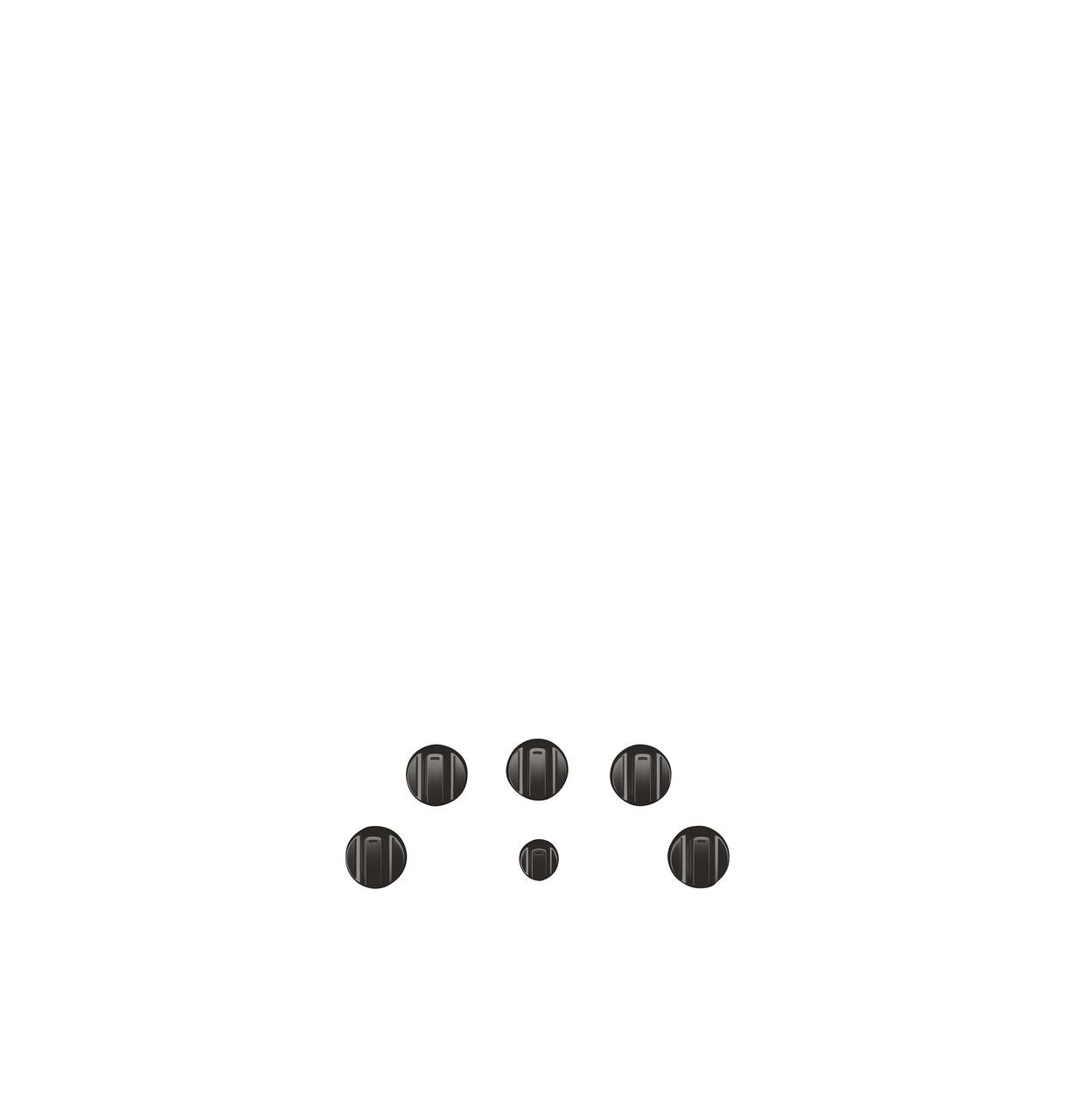 Cafe CXCE1HKPMBT CAF(EBACK)™ 5 Electric Cooktop Knobs - Brushed Black