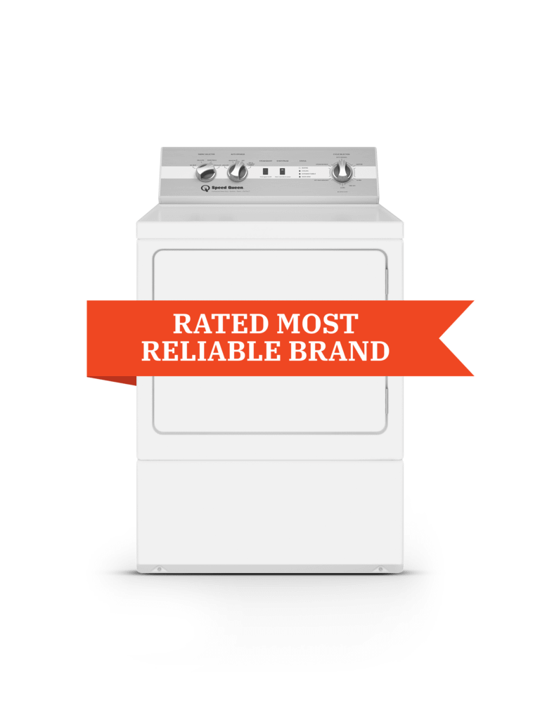 Speed Queen DC5004WE DC5 Sanitizing Electric Dryer with Pet Plus™  Extended Tumble  Steam  5-Year Warranty