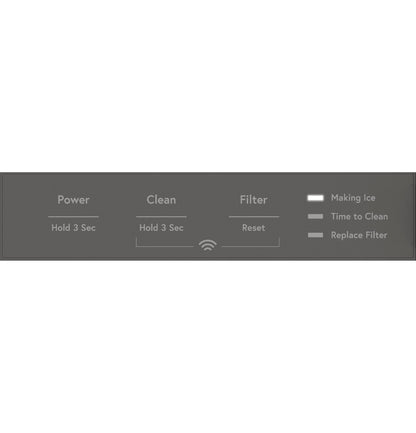 Cafe UNC15NPWII Ice Maker 15-Inch Panel-Ready - Nugget Ice