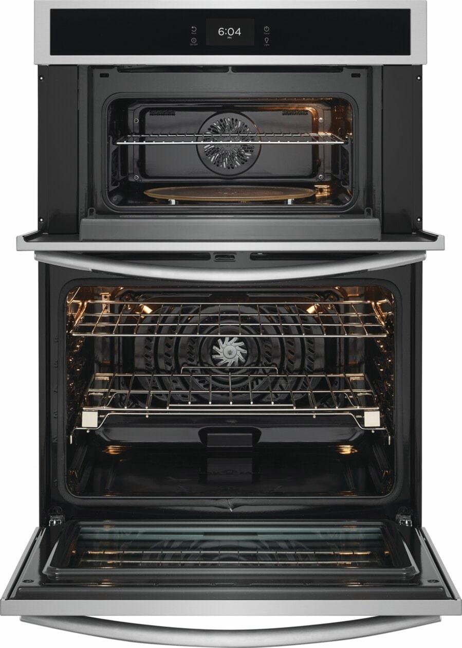 Frigidaire GCWM3070AF 30" Electric Wall Oven and Microwave Combination with Stone-Baked Pizza
