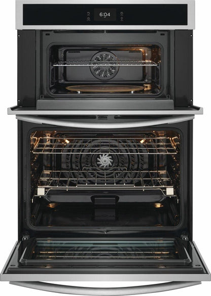 Frigidaire GCWM3070AF 30" Electric Wall Oven and Microwave Combination with Stone-Baked Pizza