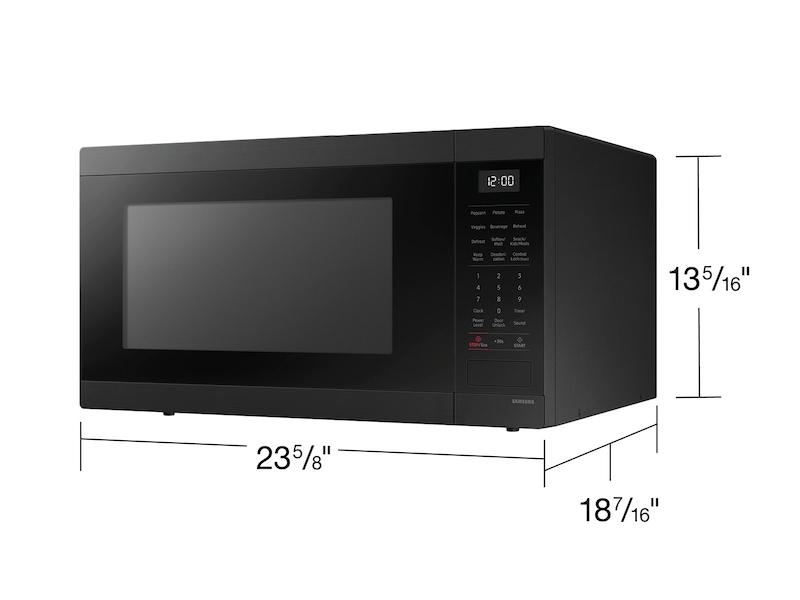 Samsung MS19DG8500MT 1.9 cu. ft. Countertop Microwave with Sensor Cooking in Matte Black Stainless Steel