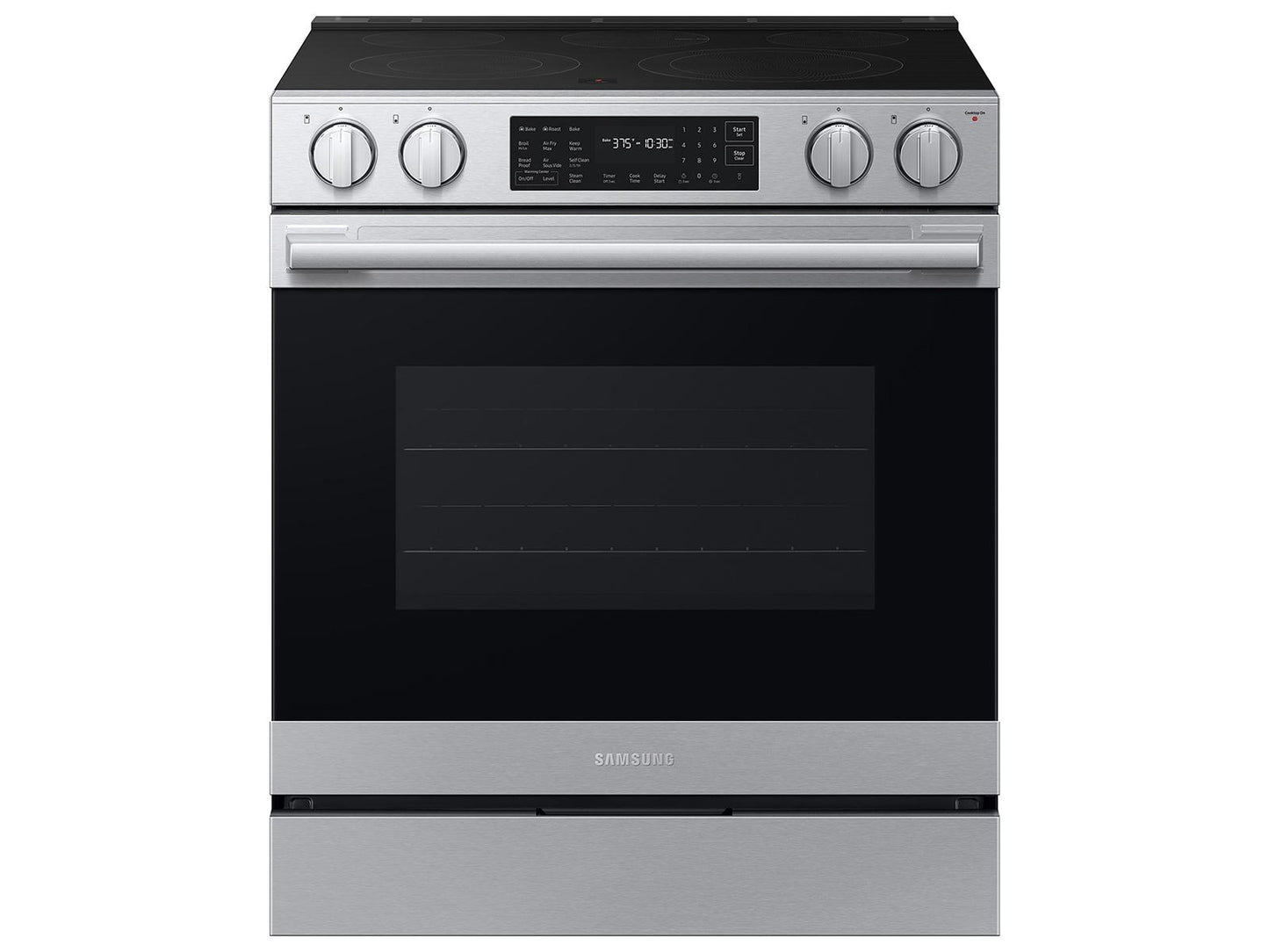 Samsung NSE80H63SR Bespoke Smart Slide-in Electric Range Pro Style Design  Air Fry Max  True Convection