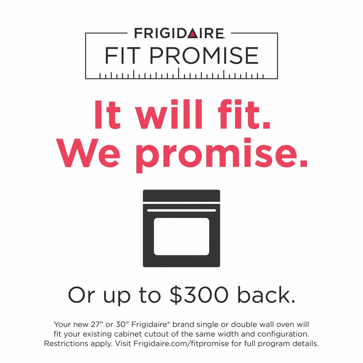Frigidaire GCWS3070AF 30" Single Electric Wall Oven with Stone-Baked Pizza