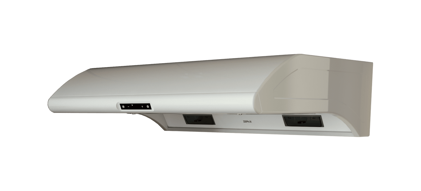 Zephyr AK2100BW Typhoon, UC, 30", Wht, 850 CFM, ACT