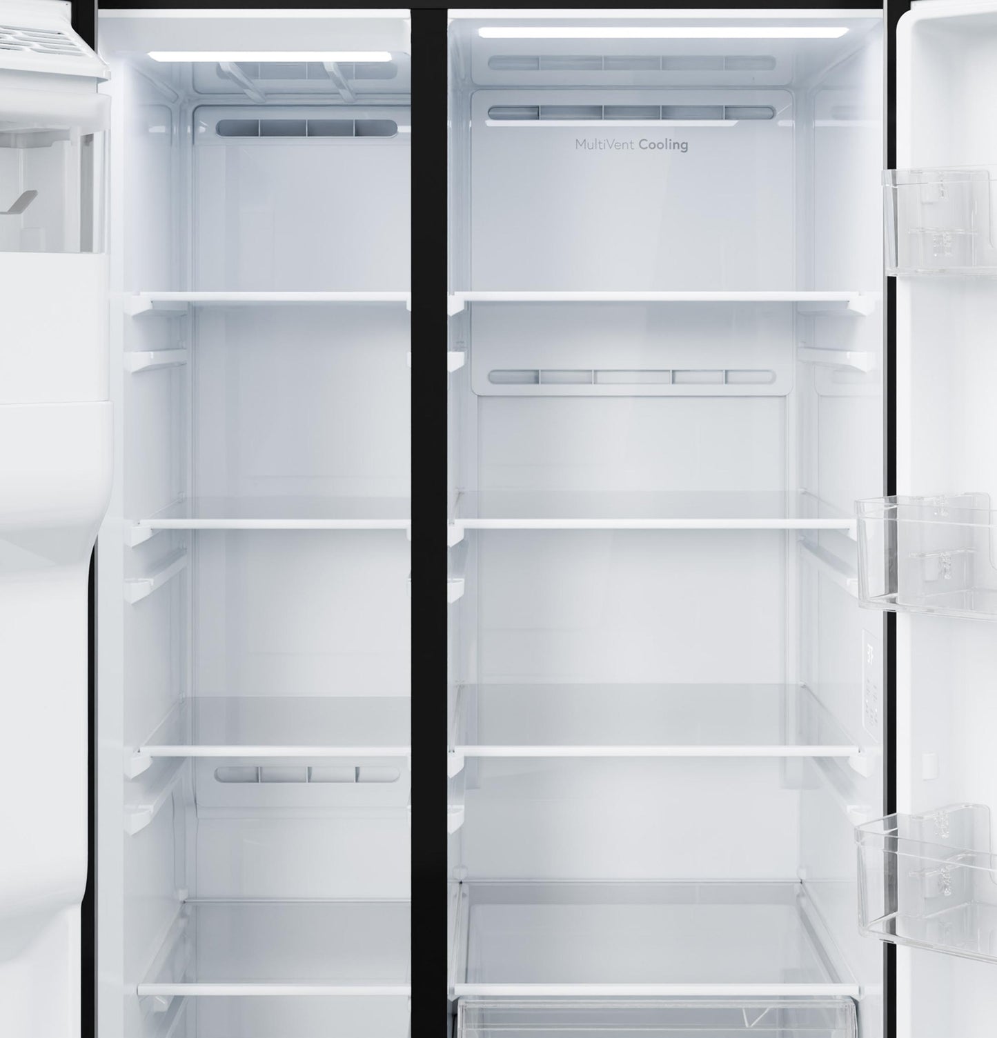 GSS28NMYES GE® 27.9 Cu. Ft. Side-By-Side Refrigerator with Extra Tall Dispenser and In-Door Icemaker