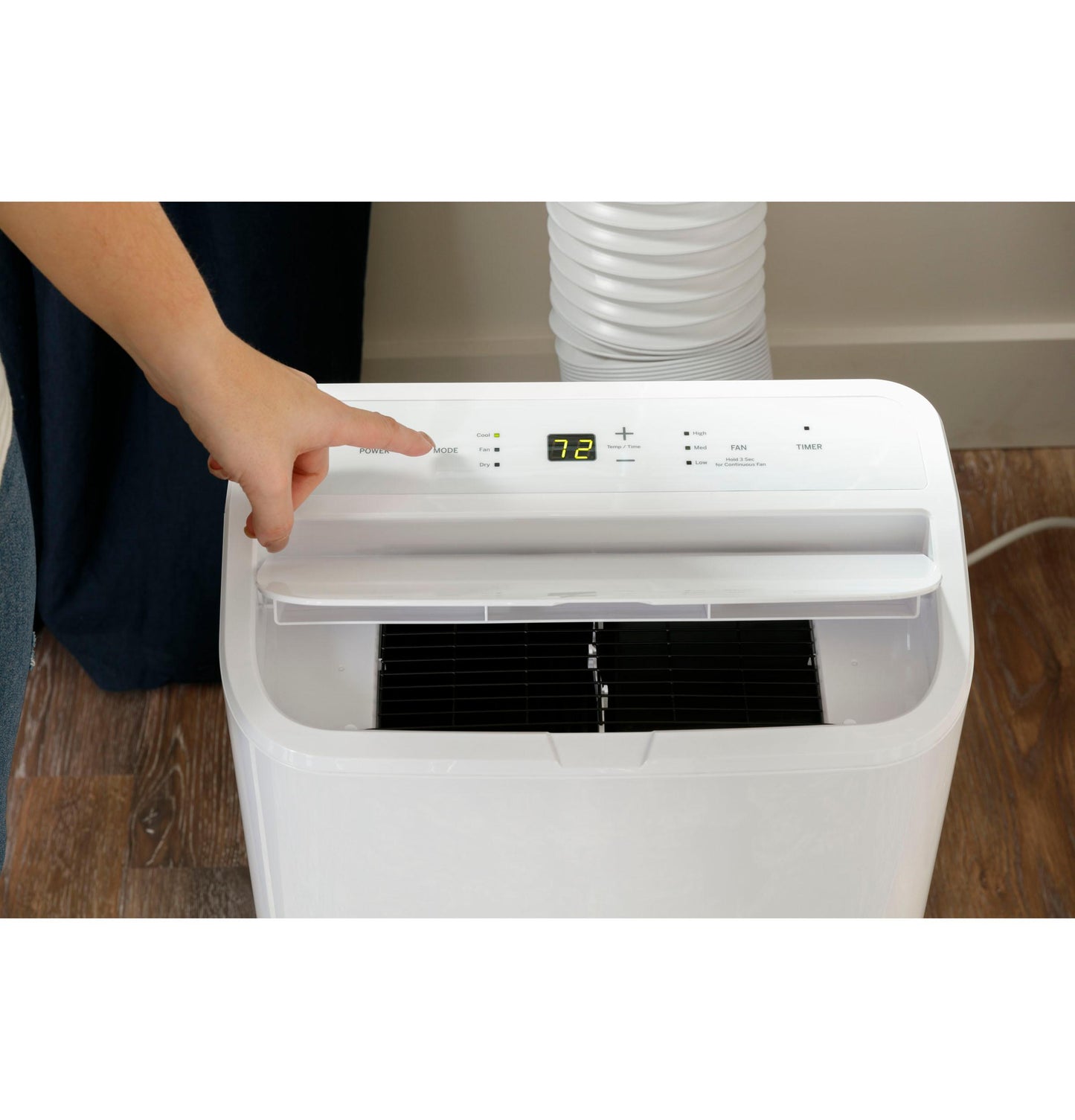APCA10YBMW GE® 7,200 BTU SACC Portable Air Conditioner for Medium Rooms up to 350 sq ft. (10,000 BTU ASHRAE)